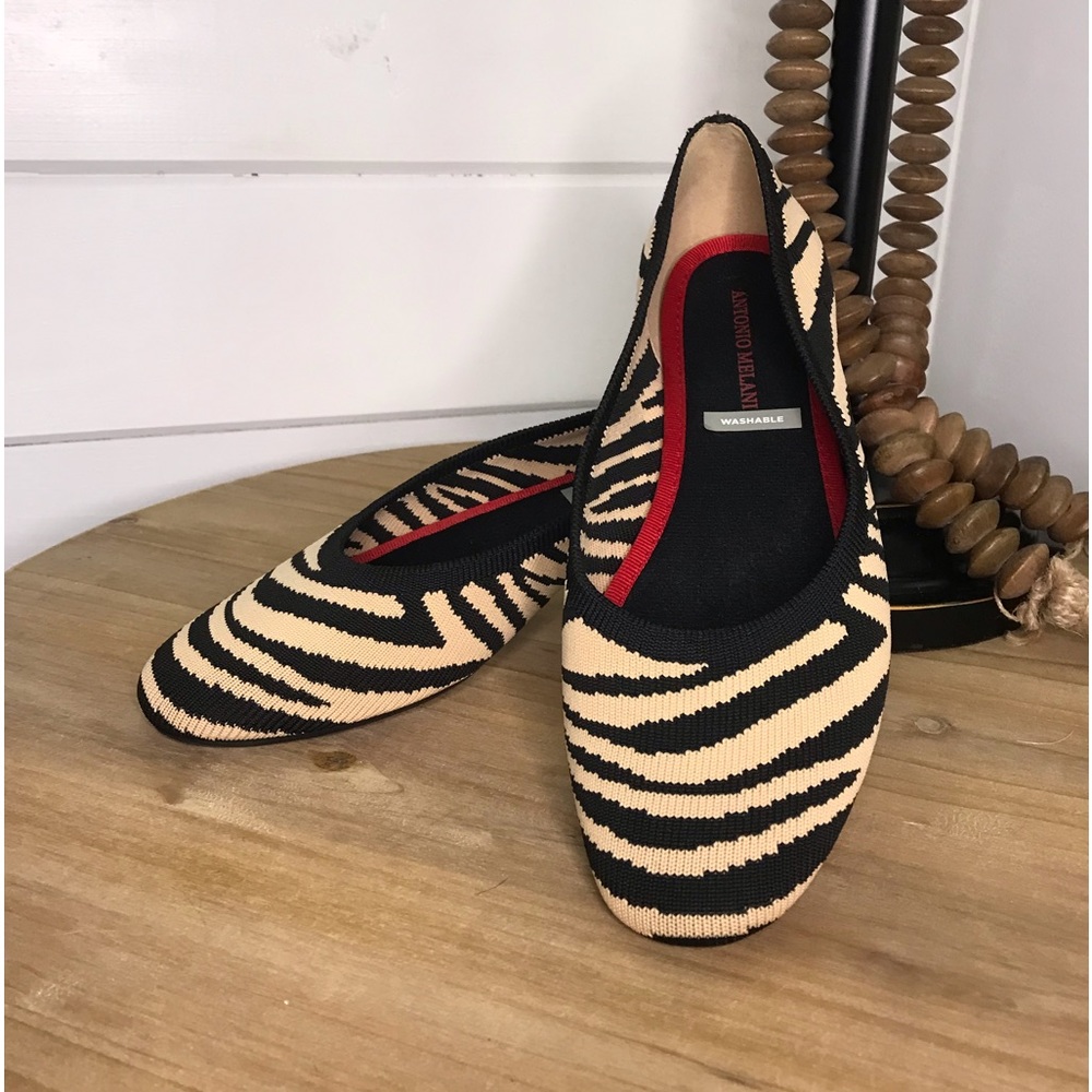 Antonio Melani Animal Print Flats Size 8
